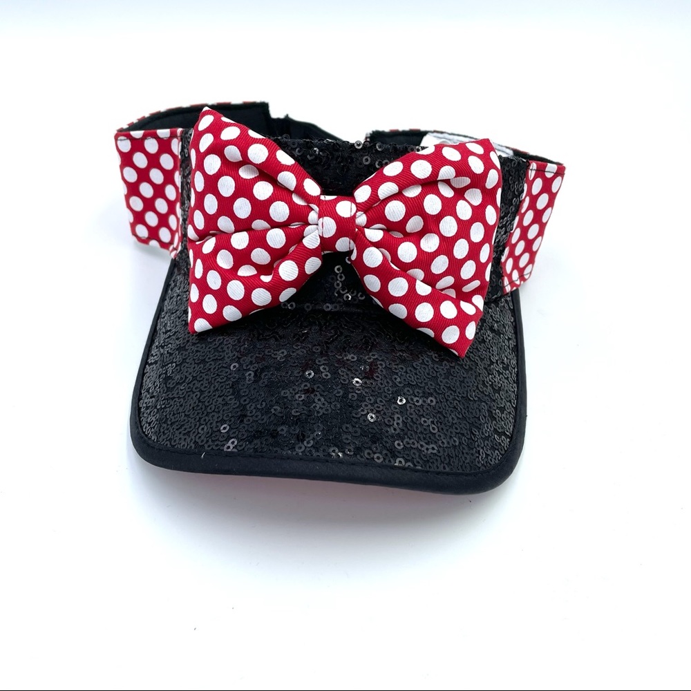 Disney Minnie Mouse Visor Red & White Dots - Picture 7 of 7
